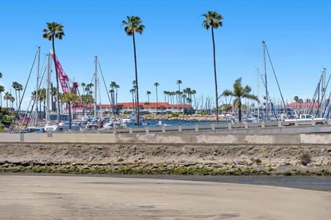Enjoy Oceanside harbor views along with the San Luis Rey River.