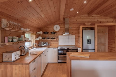 The kitchen at Fell Lodge, Lancashire