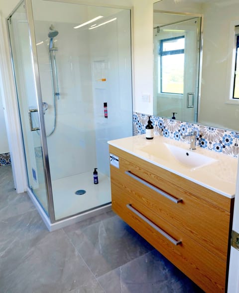 Bathtub, eco-friendly toiletries, hair dryer, soap