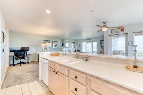 Fully equipped kitchen for all your cooking needs.