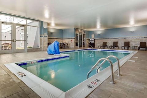 Indoor pool, a heated pool