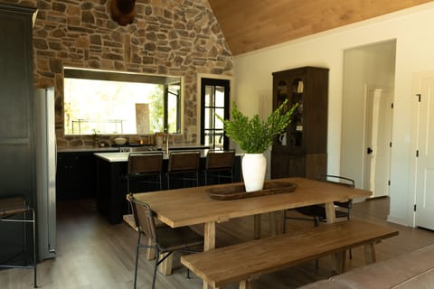 Ample dining space for up to 10 guests.