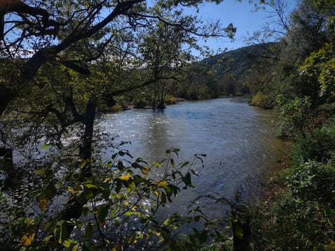 The river is quiet most of the time, but is crowded on holidays & hot weekends