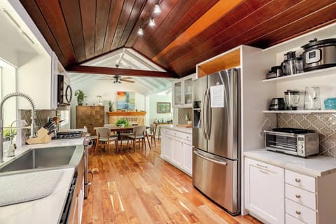 Fully-stocked kitchen