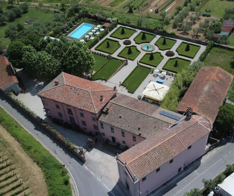 Aerial view of the estate