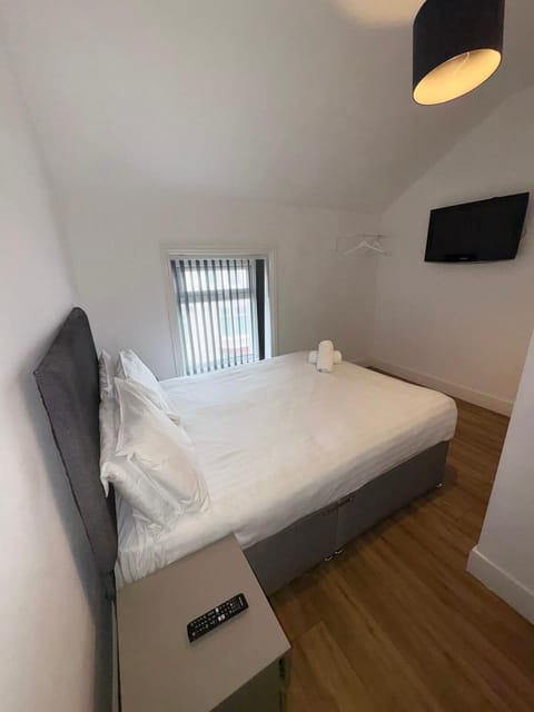 Comfy bed with fresh linen and towels provided