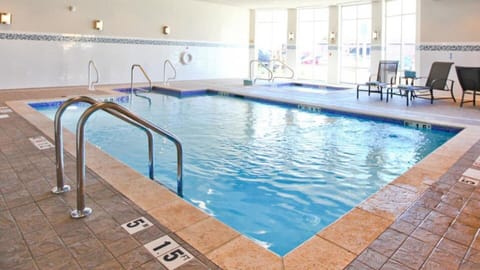 Indoor pool, a heated pool