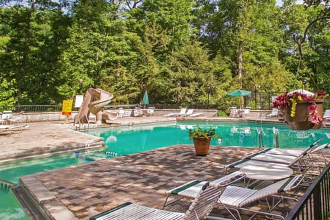 Indoor pool, a heated pool