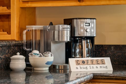 Enjoy a hot cup of coffee on us! Coffee and mini moos provided.