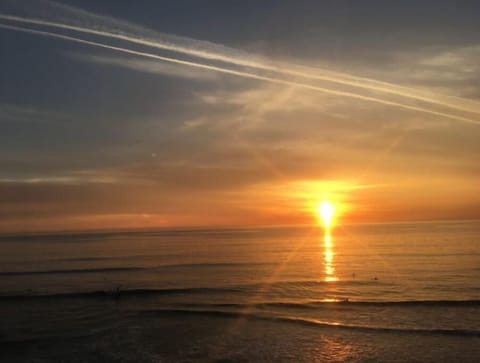 Sunset over South Ponto Beach. Less than a mile down the road. 