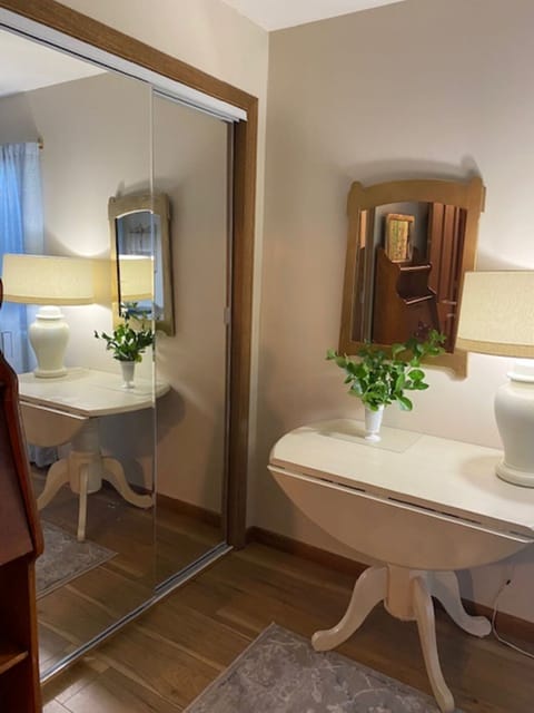 2nd view of guest bedroom/2nd bedroom with desk/large closet