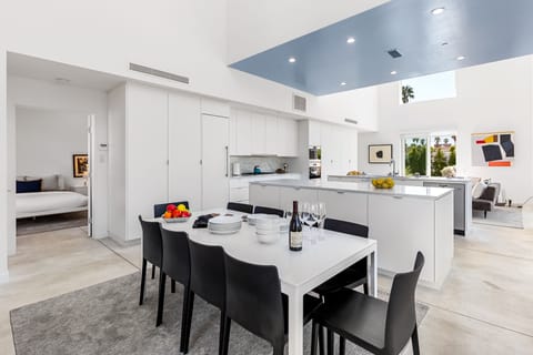 Indoor dining for ten