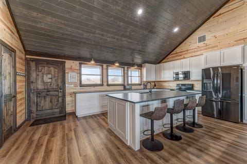 View looking back at the entry door from inside. The kitchen is on your left as you enter.