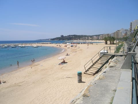 On the beach