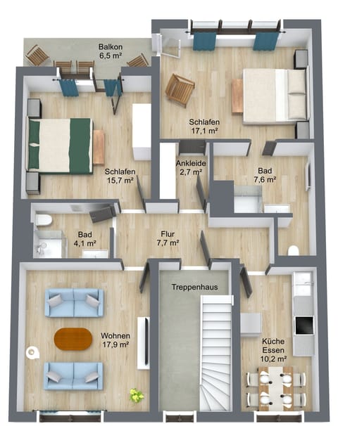 Floor plan apartment Weinsinnig