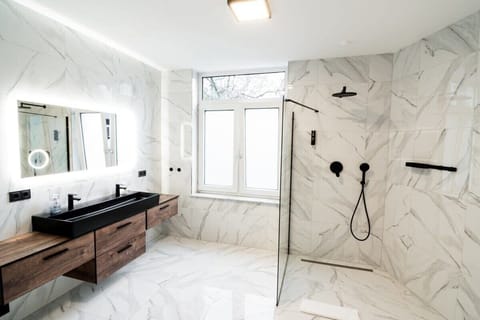Luminous Bathroom Walk-In-Shower