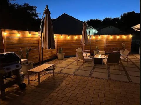 A chill night on the back patio