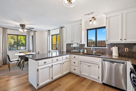 Recently updated stainless steel appliances