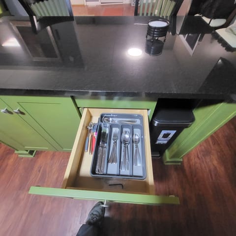 Eating Utensils in drawer