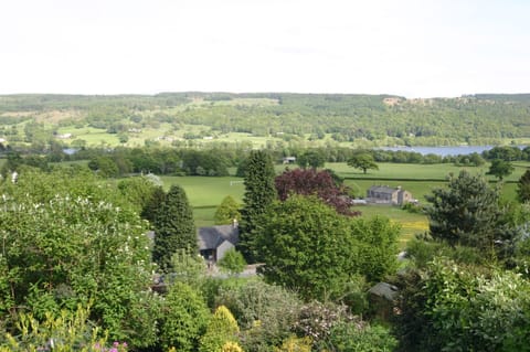 Low Howe Cottage in Coniston view from above