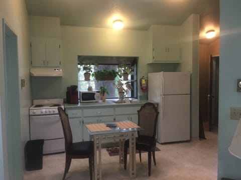 Your private kitchen and seating area