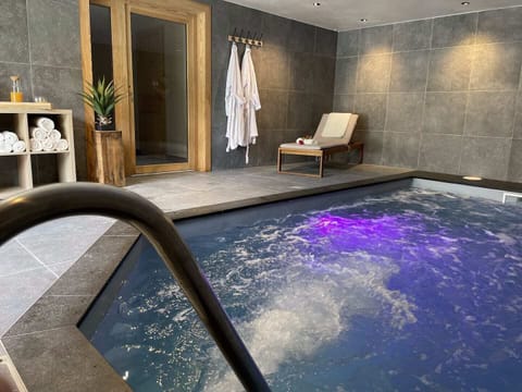 Indoor pool, a heated pool