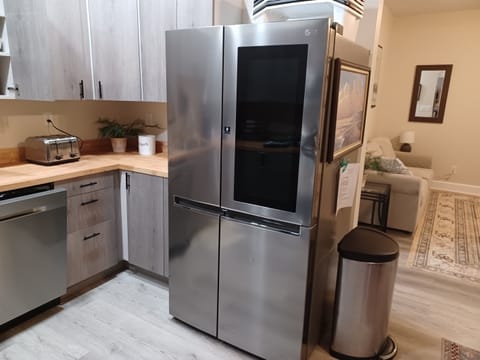 Refrigerator with Glass Door Access