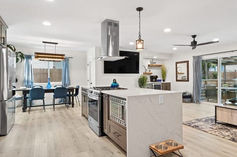 Sleek and functional kitchen for all your culinary adventures.