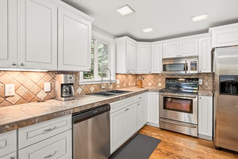 Fully-equipped kitchen.