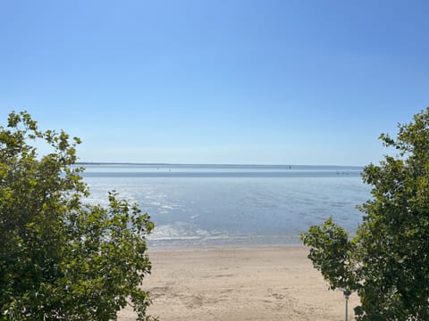 On the beach