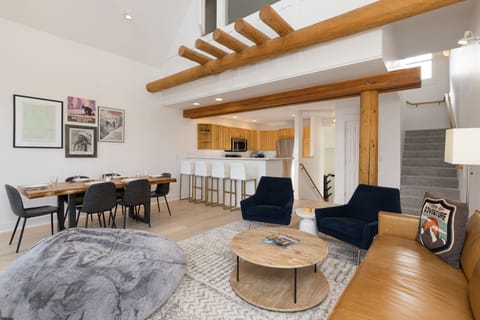 The open concept area flows seamlessly