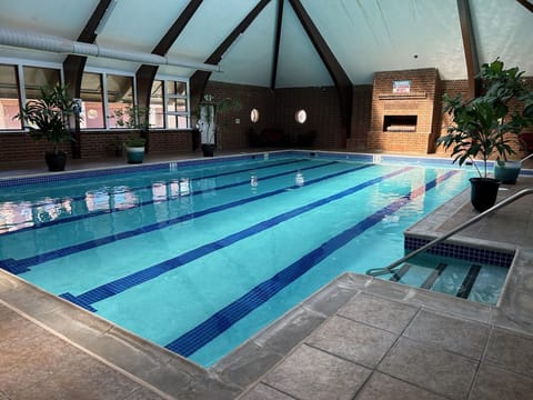 Indoor pool, a heated pool