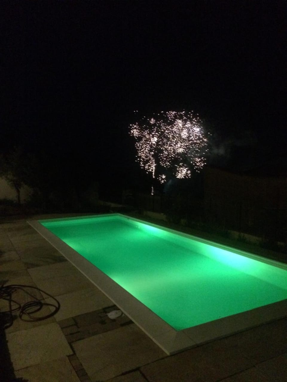 Night, Swimming pool