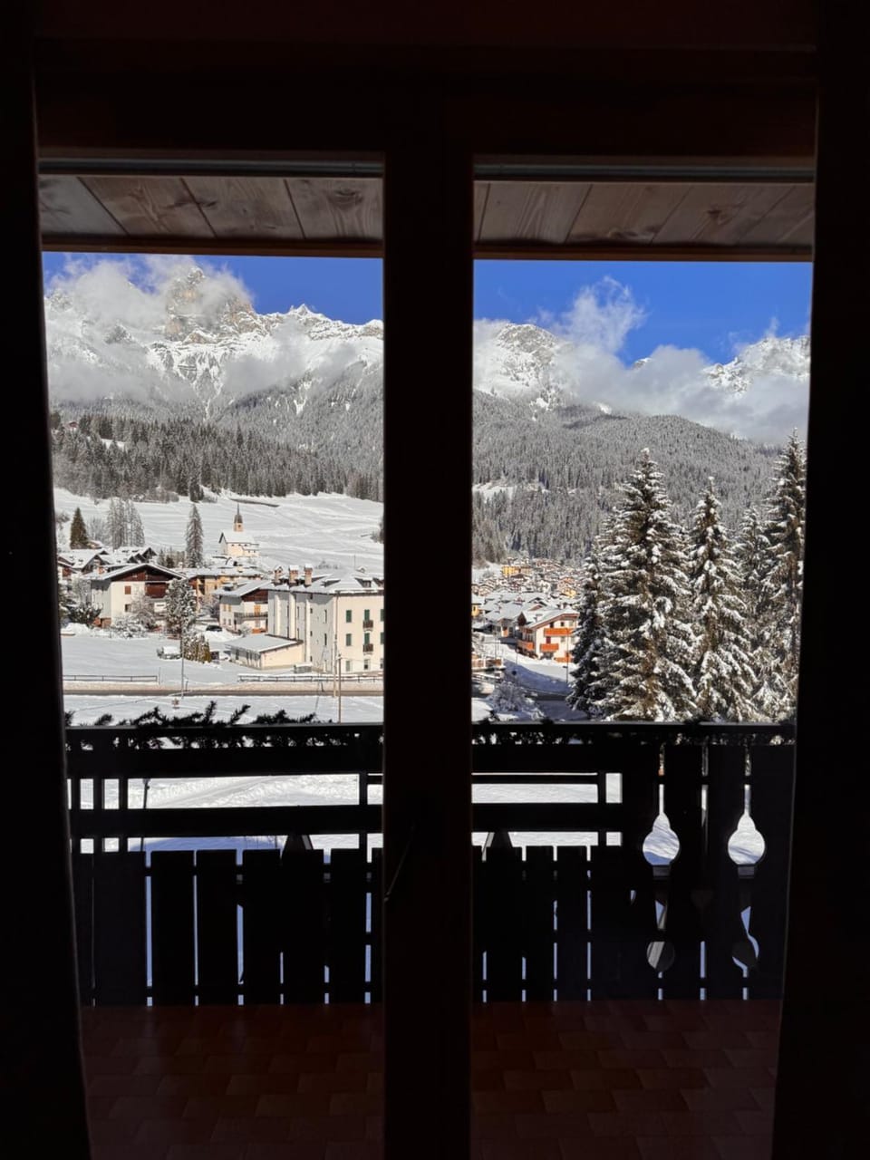 Day, Winter, View (from property/room), Balcony/Terrace, Mountain view