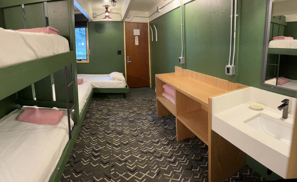 Photo of the whole room, bunk bed