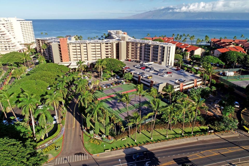 Property building, Day, Neighbourhood, Bird's eye view, Beach, Sea view, Street view, Location, Parking