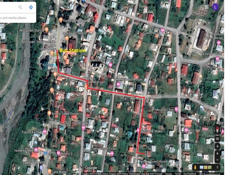 Street view, Location
