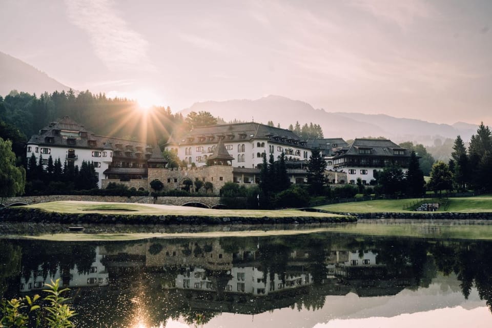 Property building, Day, Natural landscape, Lake view, Mountain view