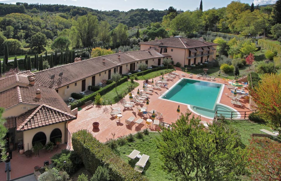 Bird's eye view, Swimming pool