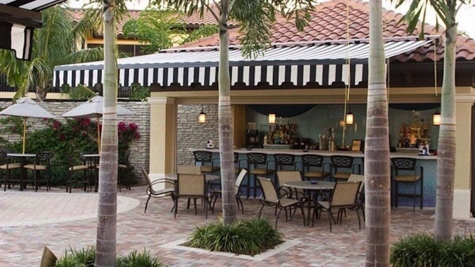 The Blue Water Pool Bar and Restaurant.