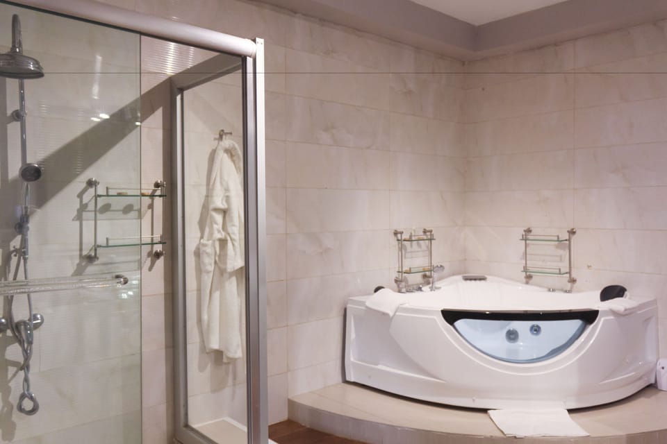Junior Suite | Bathroom | Free toiletries, hair dryer, towels