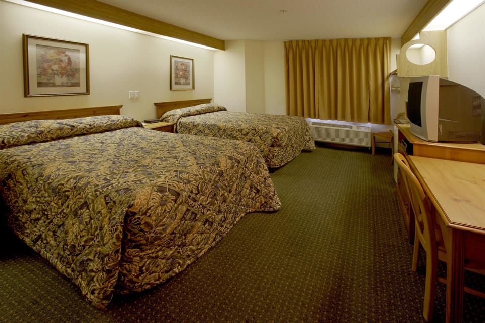 Room, 2 Double Beds | Premium bedding, desk, laptop workspace, blackout drapes