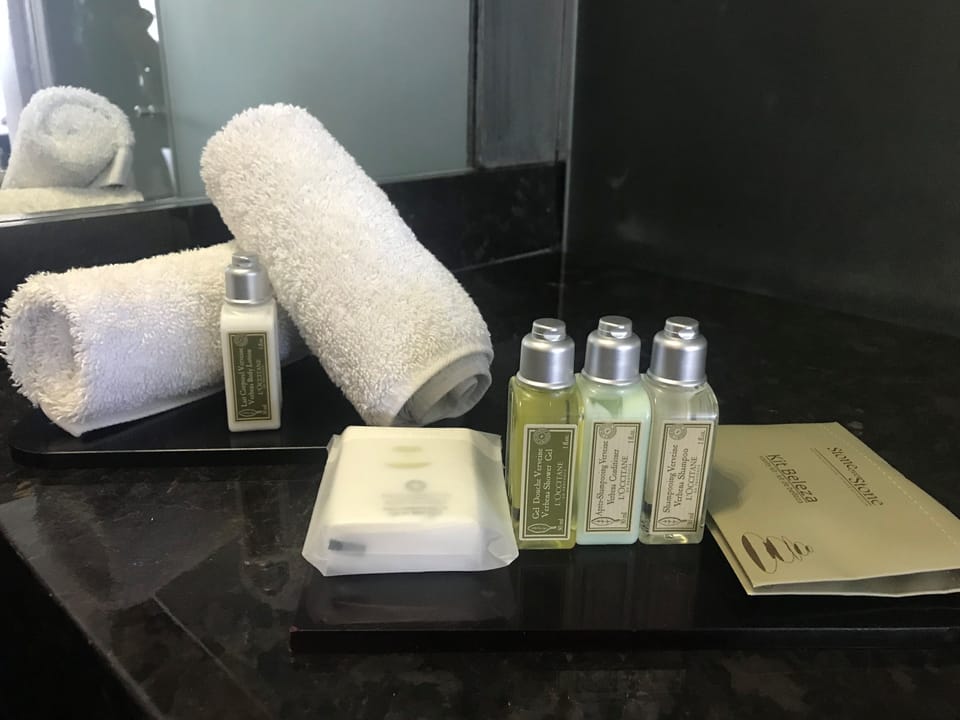 Egyptian cotton sheets, premium bedding, minibar, in-room safe