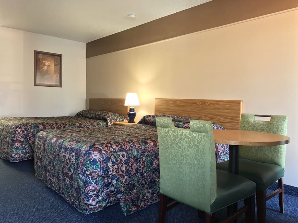 Desk, blackout drapes, iron/ironing board (on request), WiFi (free)