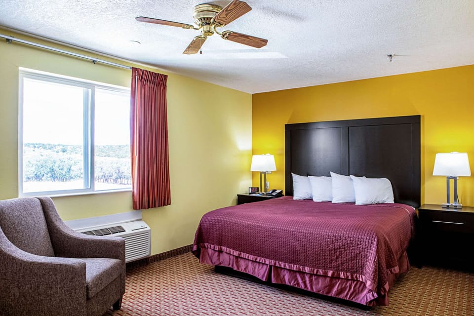 Standard Room, 1 King Bed, Non Smoking | Iron/ironing board, WiFi (free), bed sheets