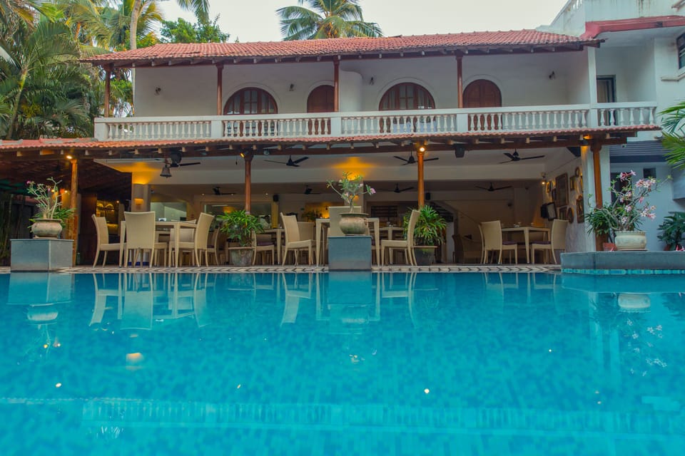 Casablanca Ośrodek in Candolim, Goa, Indie