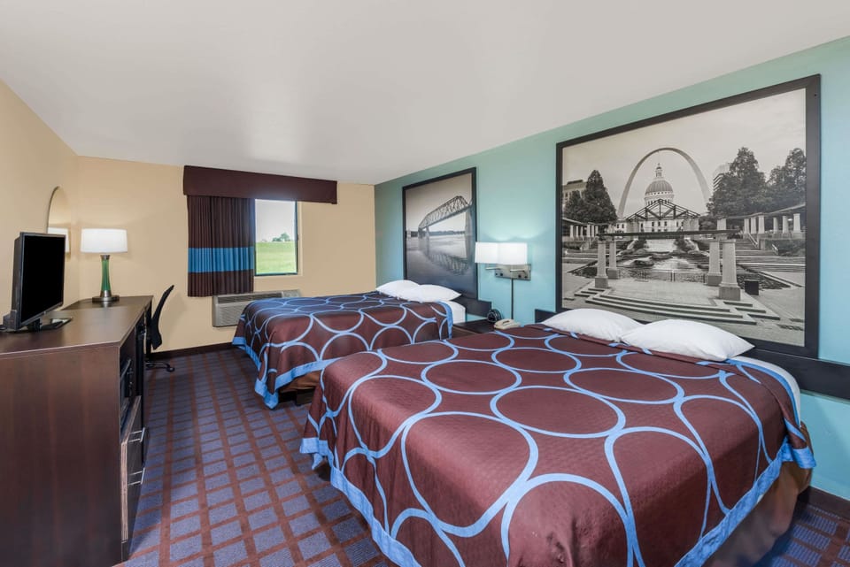 Standard Room, 2 Queen Beds | Desk, laptop workspace, blackout drapes, cribs (free)