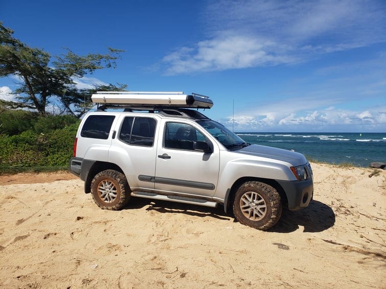 Silver Xterra 4x4 Premium Rooftop Tent! Gear Included! Easiest
