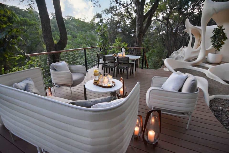 We all love the porch area - the perfect hangout spot to enjoy nature!