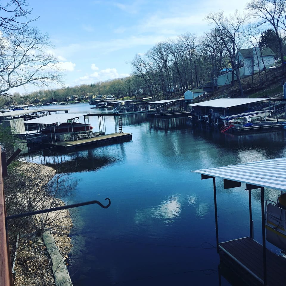 Lakeshore Fishing Cabin #12 , dock/boat slip/ramp on location, Lake Ozark –  Updated 2024 Prices